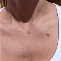 Vicenza - Piazzetta Palladio 2 - Collana Golay Donna Calla in Oro bianco Diamante 0.10 Ct GIM34 0.10 F SI - GIM34 0.10 F SI